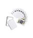 Amigo Playing Card Deck One Size Matt Silver MidOcean-3