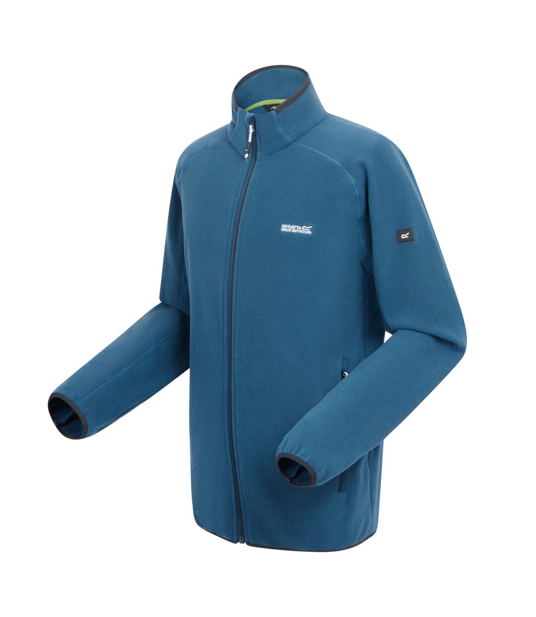 Mens Hadfield Full Zip Fleece Jacket Moroccan Blue Regatta-4