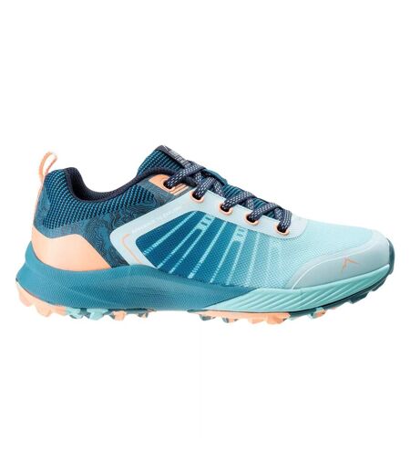 Womens/ladies noruta walking shoes sky blue/tile blue/light orange Elbrus