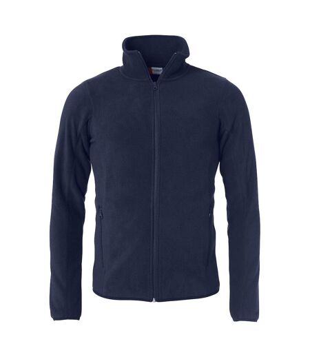 Womens/ladies Basic Polar Fleece Jacket Dark Navy Clique