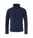 Womens/ladies Basic Polar Fleece Jacket Dark Navy Clique-1