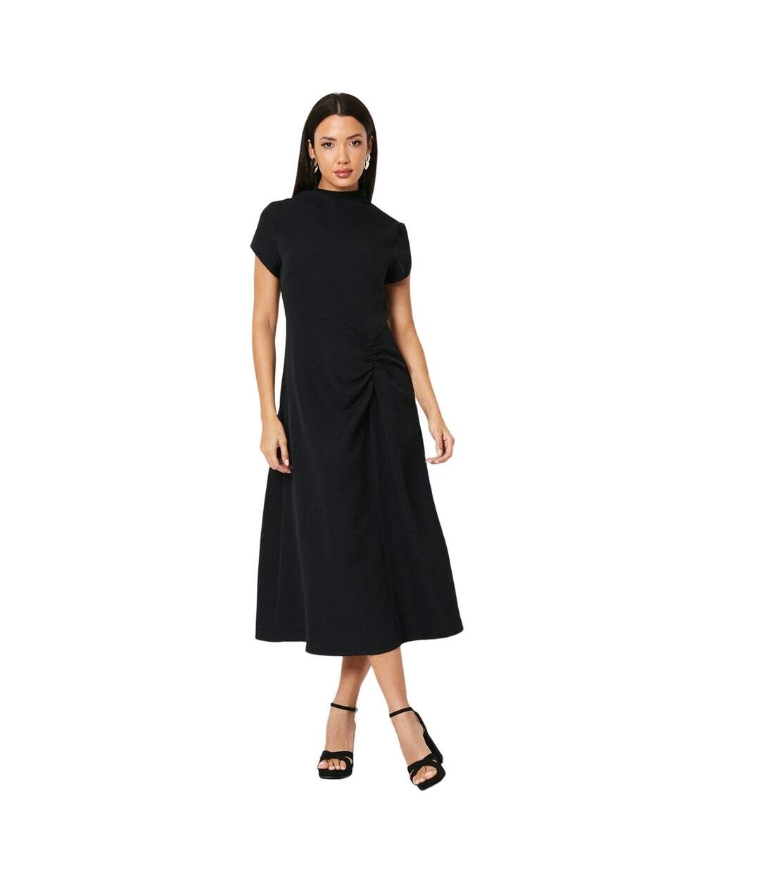 Robe mi-longue occasion femme noir Principles-1