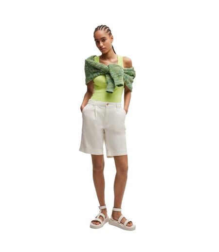 Womens/ladies c_ematite slim tank top green Boss