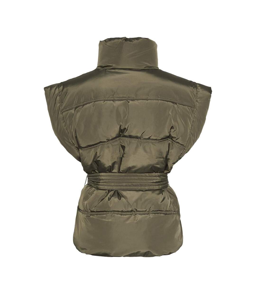 Blouson kaki femme pieces noora-2