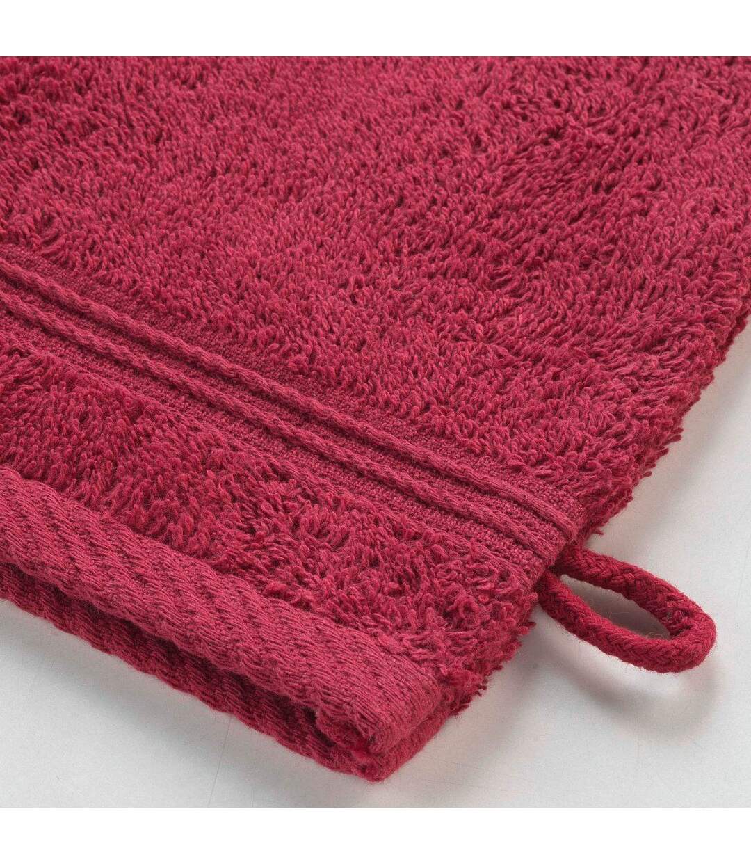 Lot de 2 Gants de Toilette Tendresse 15x21cm Rubis-3