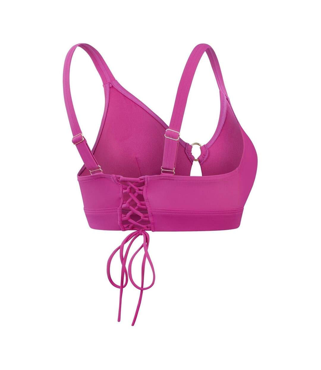 Haut De Maillot De Bain Motif/style Trou De Serrure Femme Rose Speedo-2