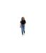 Womens/ladies Slandy Denim High Rise Straight Jeans Blue Denim Diesel-1