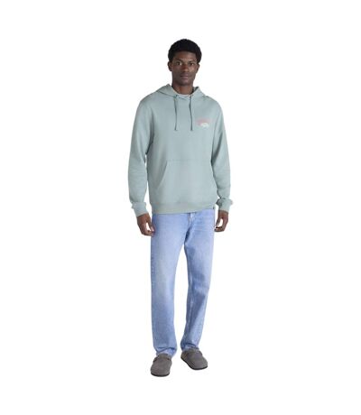 Mens River Worldwide Freeride Back Print Hoodie Pale Green Animal