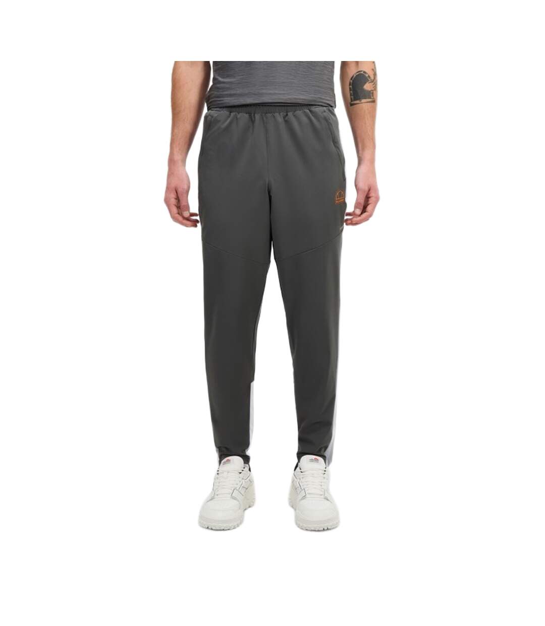 Mens pallavo tracksuit bottoms dark grey/light grey Ellesse-3