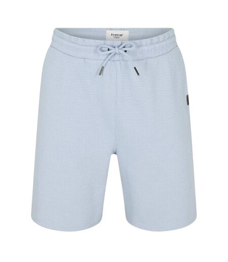 Short De Jogging Motif/style Quadrillage Homme Bleu Firetrap