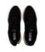 Mens Jonah Run Leather Trainers Black Boss-3