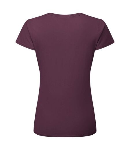 T-shirt Premium Femme Violet Foncé Fruit Of The Loom