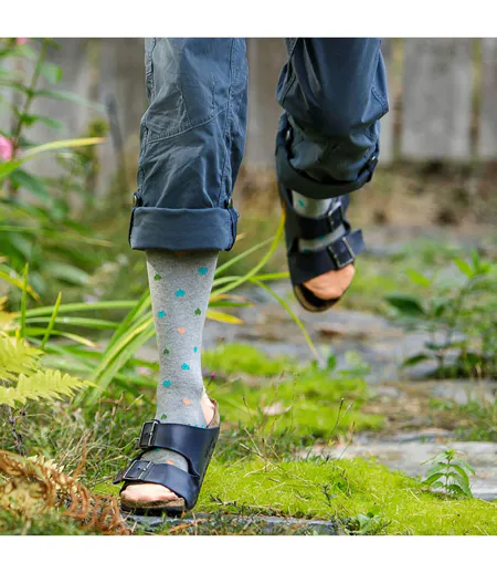 1 Pack Cotton Graduated Compression Socks | 15-20 mmHg