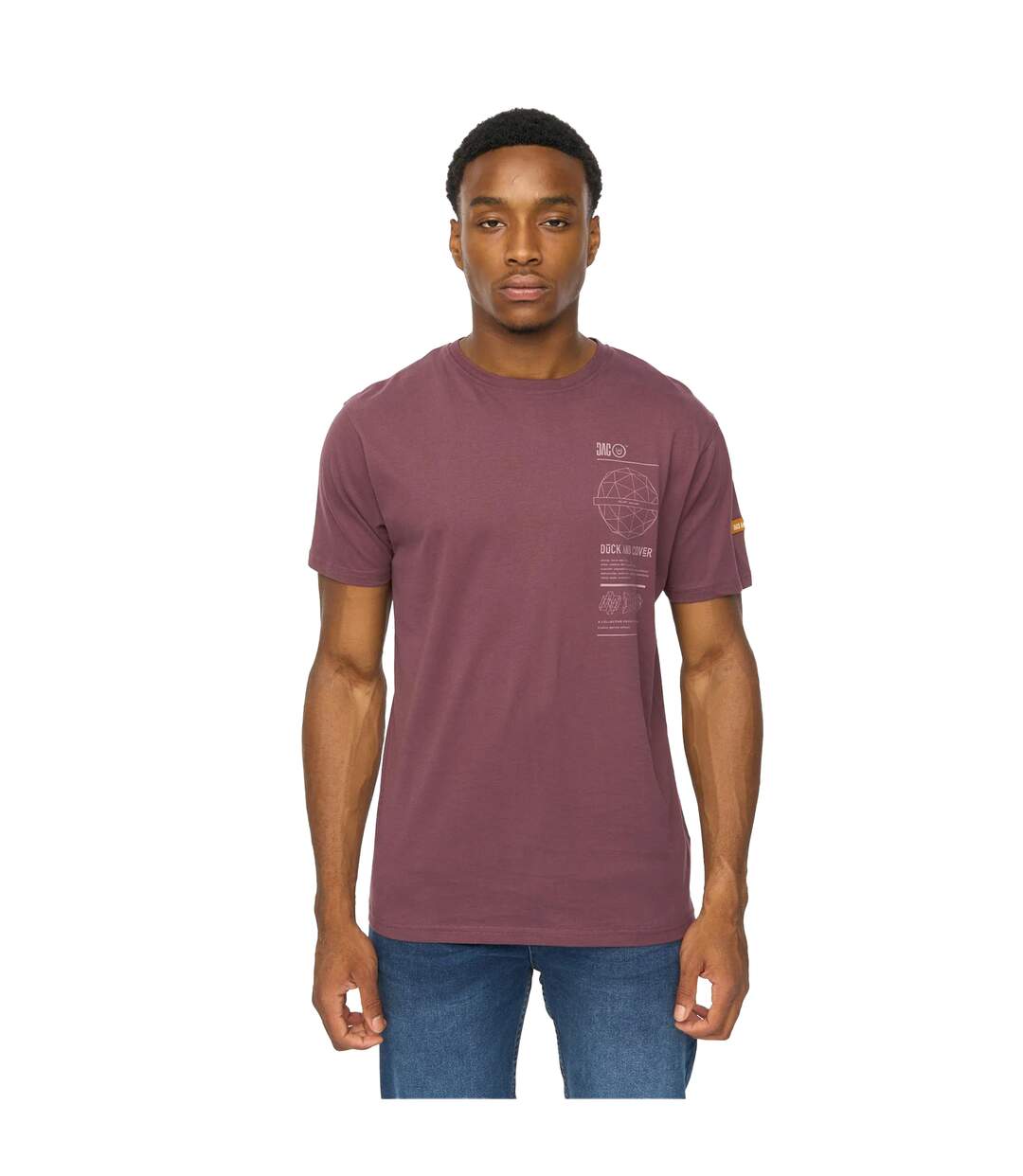 T-shirt Ashland Homme Rhum Raisin Duck And Cover-2