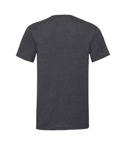 T-shirt valueweight homme gris foncé chiné Fruit of the Loom