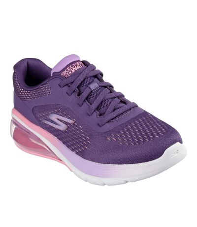 Womens/ladies go walk air 3.0 trainers plum Skechers