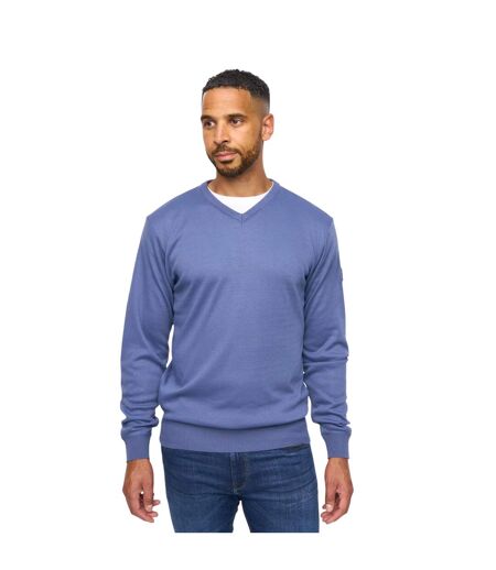 Pull Tinworth Homme Bleu Denim Chiné Bewley & Ritch