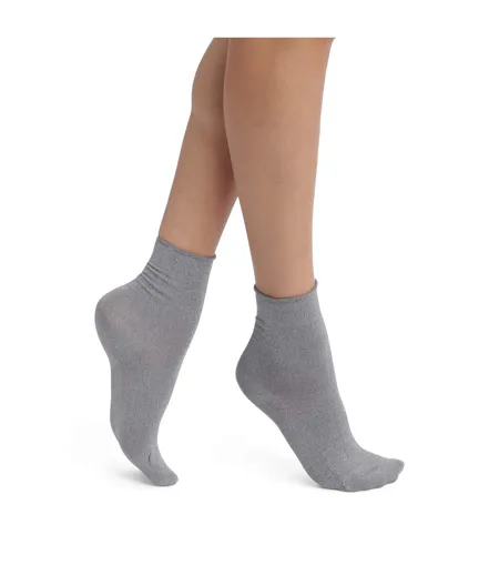 Lot de 2 paires de mi-chaussettes coton Mode