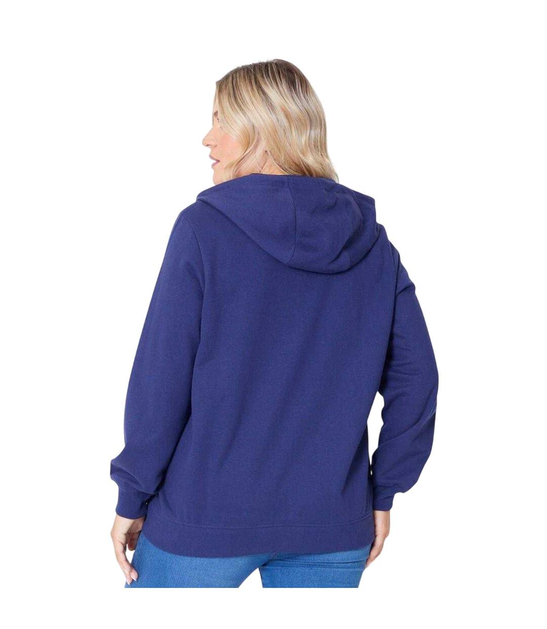 Veste De Survêtement Femme Bleu Marine Be You-3