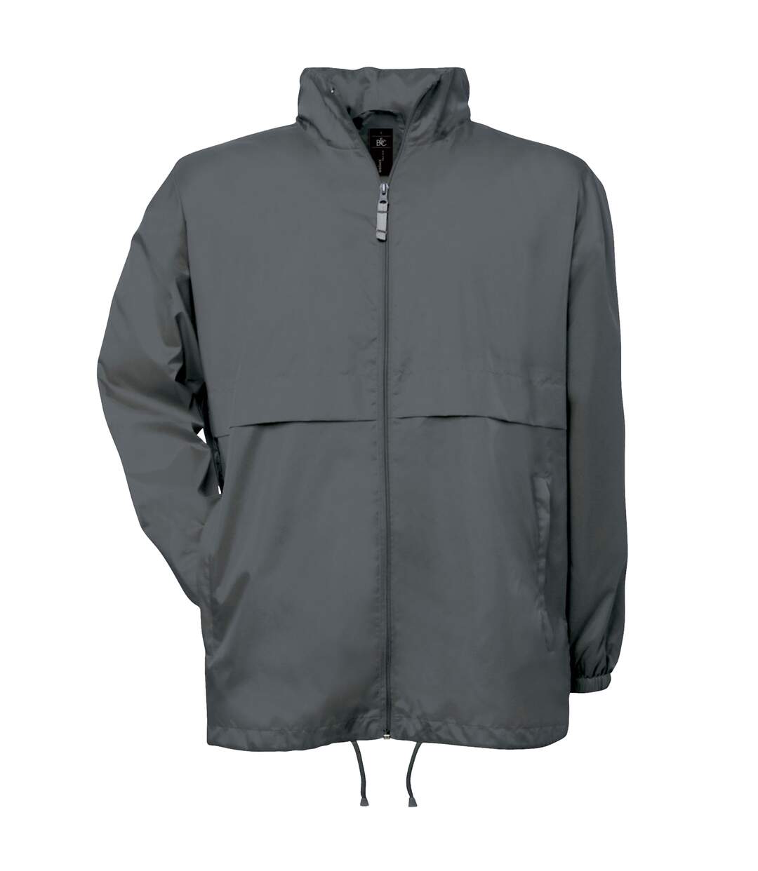 Veste légère coupe-vent hommes gris foncé B&C-1