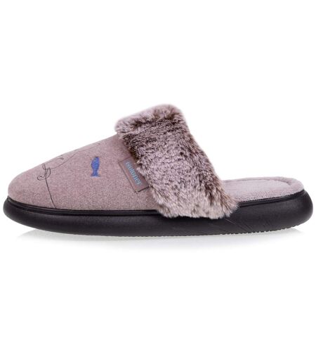 Isotoner Chaussons Mules femme ultra confortables et légères (technologie everywear™ ), semelle à mémoire de forme
