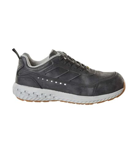 Mens Footwear Move Nubuck Lace Up Safety Shoes Black Mascot