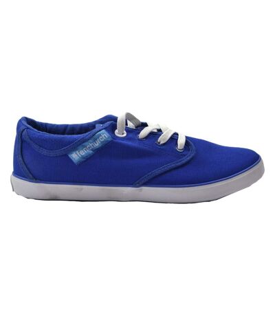 Fenchurch Mens Boston Canvas Casual Shoes (Blue) - UTBS4201