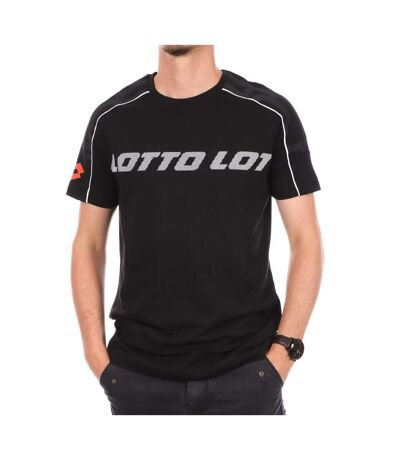 T-Shirt noir homme Lotto Logo V Tee
