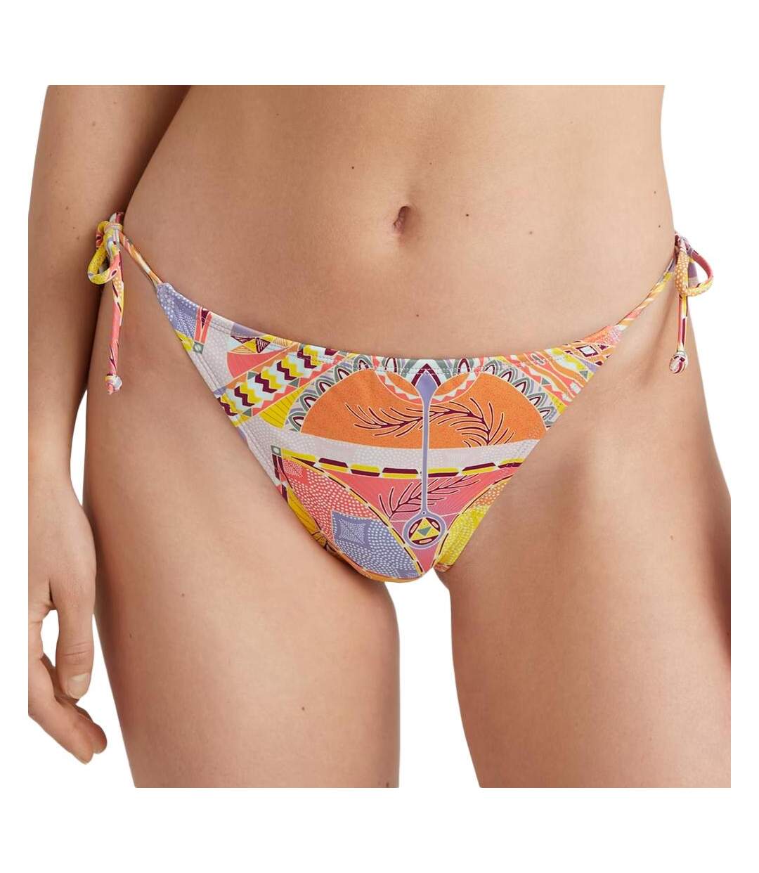Bas de maillot de bain rose/jaune femme o'neill bondey bottom-1