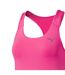 Womens/ladies Essential Performance Racerback Gym Tank Top Pink Puma-3