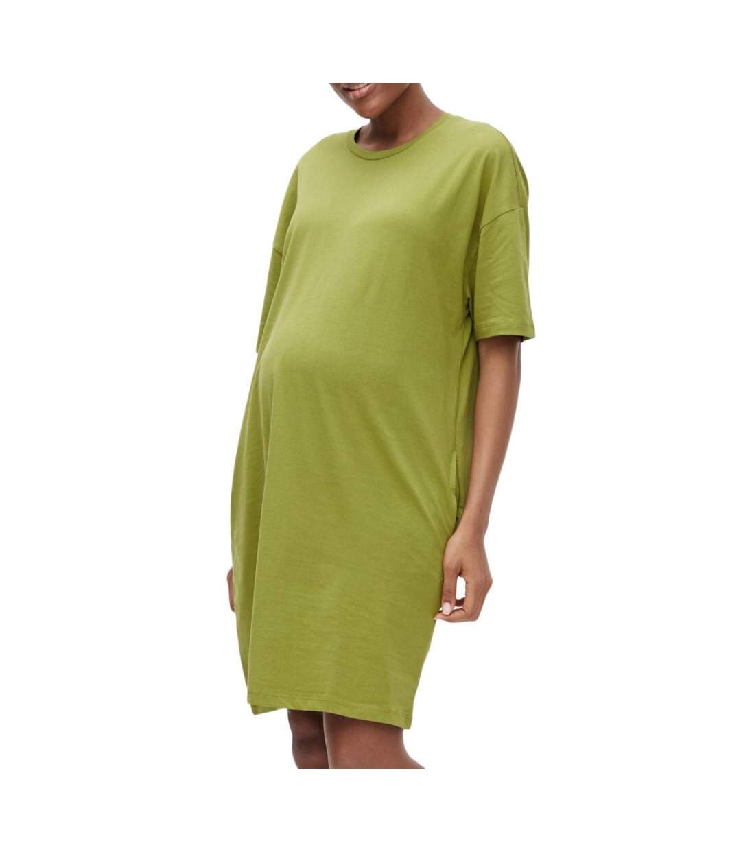 Robe de Grossesse Verte Femme Vero Moda Marternity Monella - L