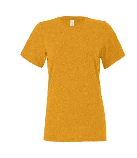Bella + Canvas - T-shirt - Femme (Jaune foncé chiné) - UTRW8569