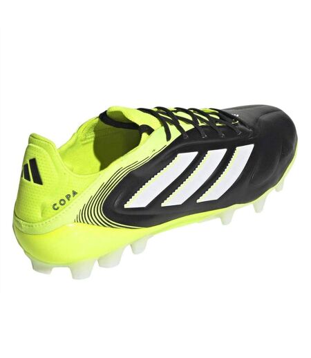 Mens Copa Pure Iii 3 Stripes Lace Up Firm Ground Football Boots Core Black Yellow Adidas