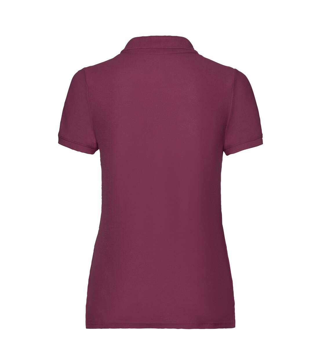 Polo lady fit 65/35 femme bordeaux Fruit of the Loom-2