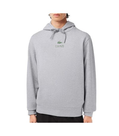 Sweat à Capuche Gris Lacoste Homme SH5643-LIG - L