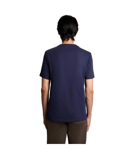 Mens Small Logo Cotton T-shirt Navy Lyle & Scott