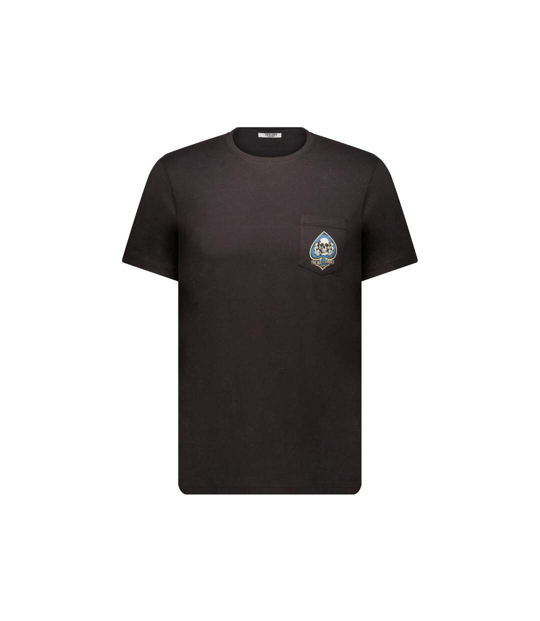 T-shirt manches courtes col rond imprimé rock DICE-2