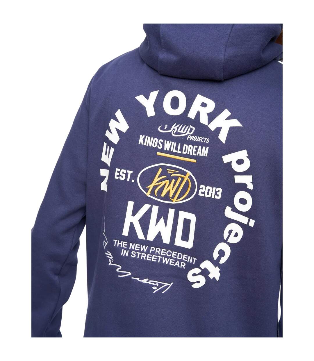 Sweat À Capuche Mobalot Homme Bleu Marine Kings Will Dream-4