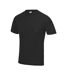 Just Cool Mens AWDis Supercool Performance T-Shirt (Jet Black) - UTPC5935