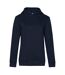 Sweat À Capuche Queen Femme Bleu Marine B&C-1
