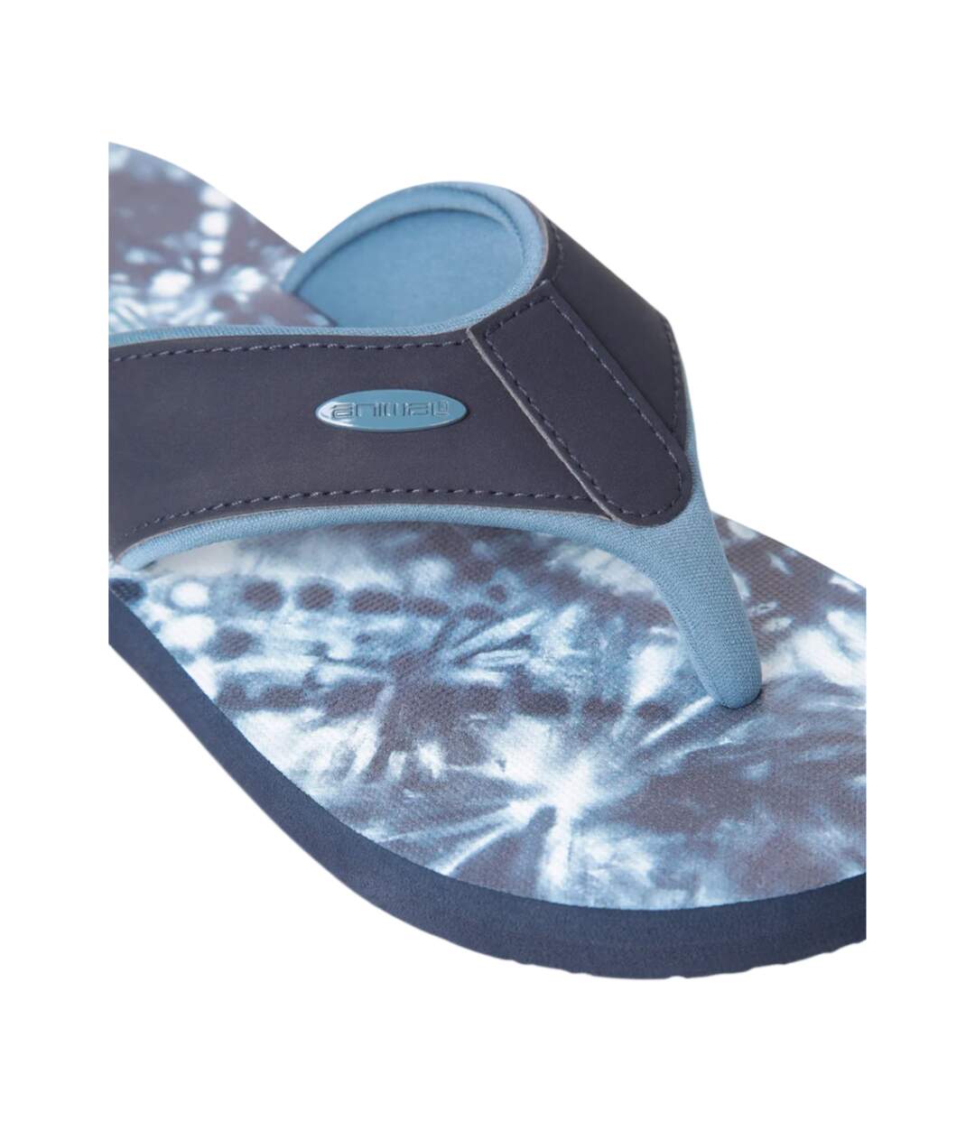 Tongs Motif/style Tie-dye Swish Femme Bleu Vif Animal-4