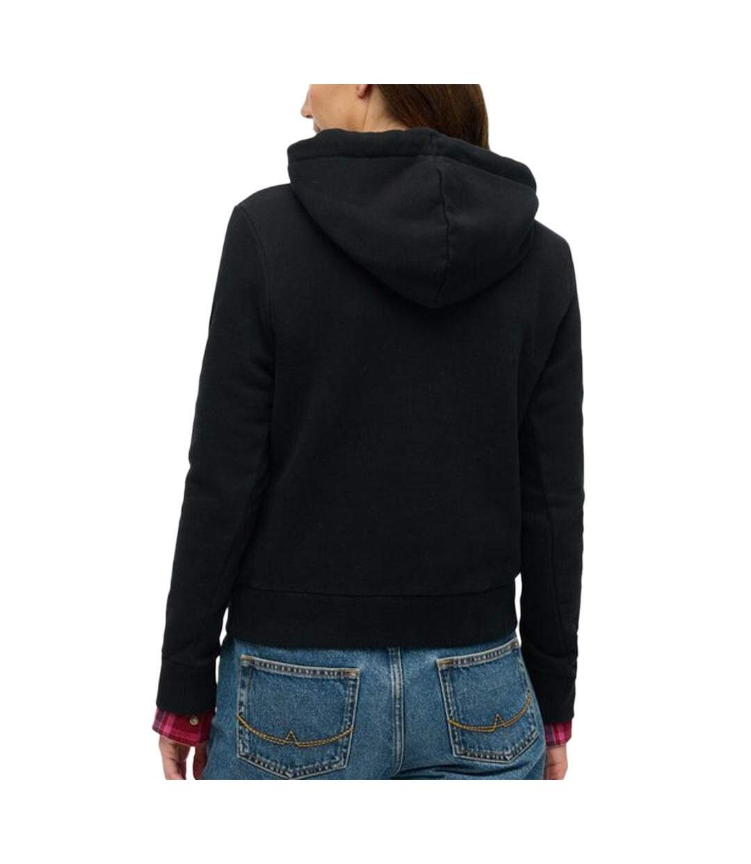 Sweat marine femme superdry floral w2012535a - l-2