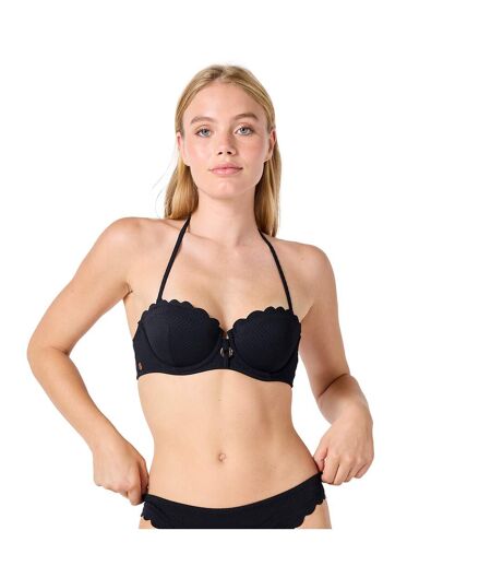 Haut de maillot de bain bandeau noir Bohochic