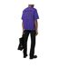 T-shirt Homme Violet Off White-2