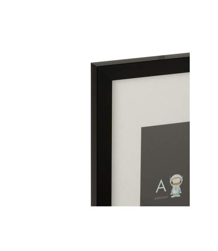 Paris Prix - Toile Déco alphabet Astronaute 40x60cm Noir