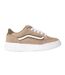 Womens/ladies Hylane Suede Shoes Pastel Warm Grey Vans-1