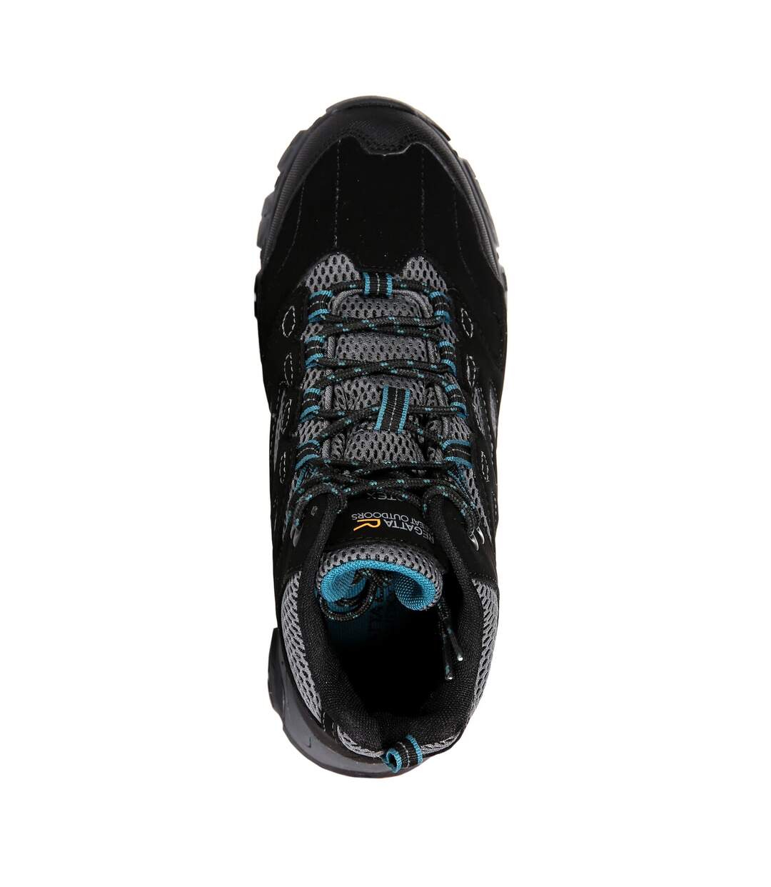 Chaussures Montantes De Randonnée Holcombe Femme Noir Bleu Sarcelle Regatta-4