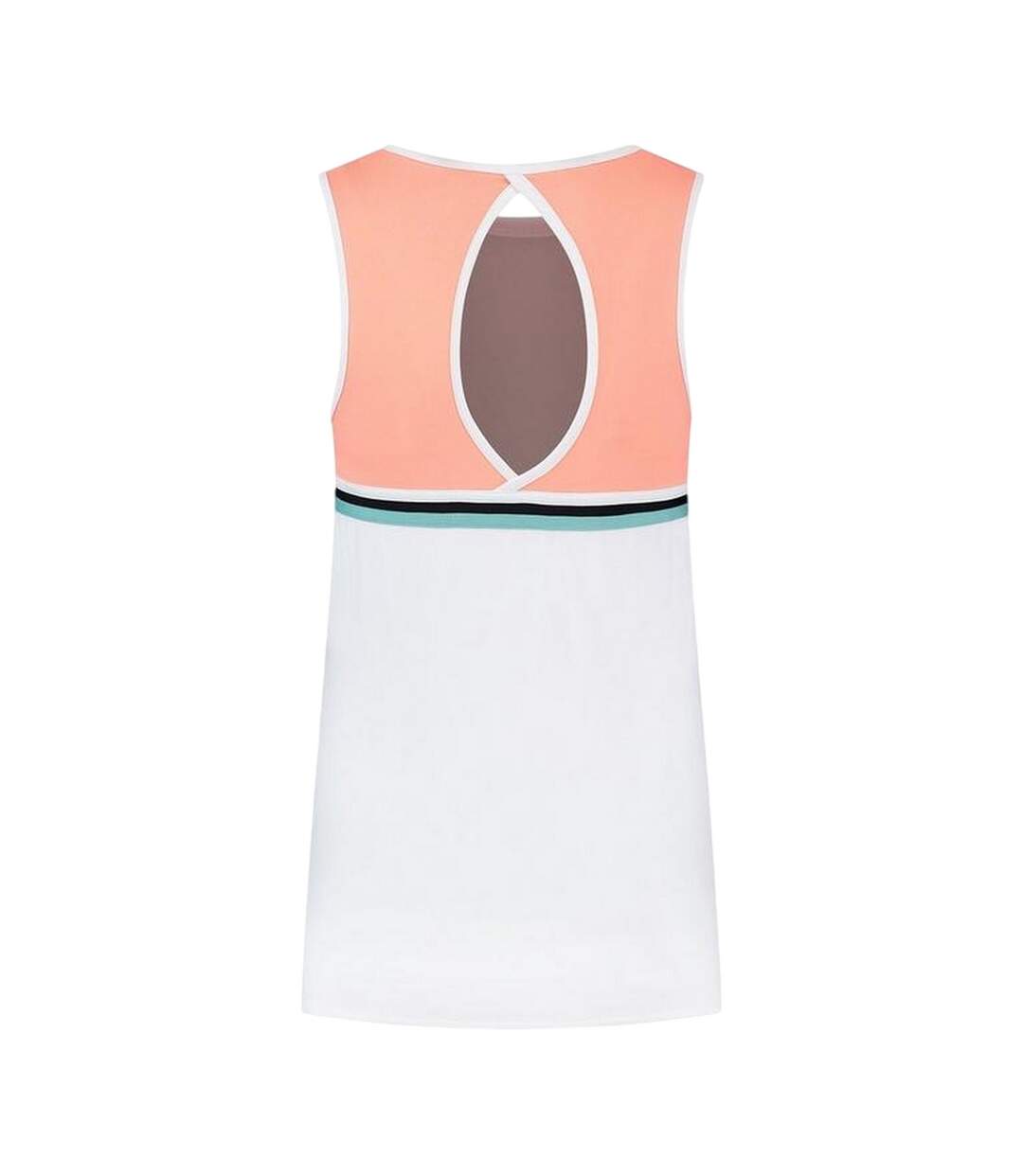 Womens/ladies Scoop Neck Regular Tank Top White Desert K-Swiss-3