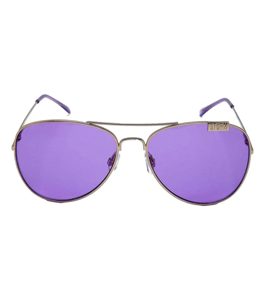 Lunettes De Soleil Taille Unique Jaune Or Pilot-1