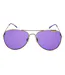 Lunettes De Soleil Taille Unique Jaune Or Pilot-1